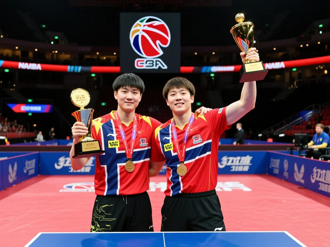 挪威乒乓球选手双冠王称霸赛场 第1张